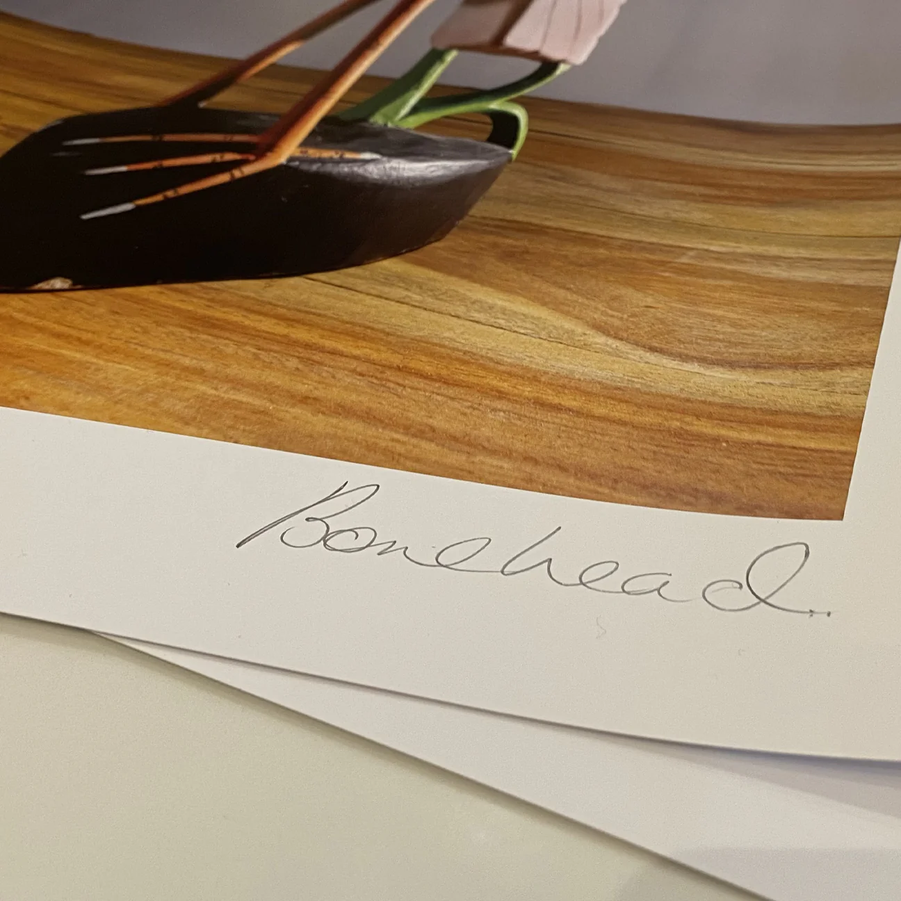 Bonehead Signed Flamingo Limited Edition Print - Image 3