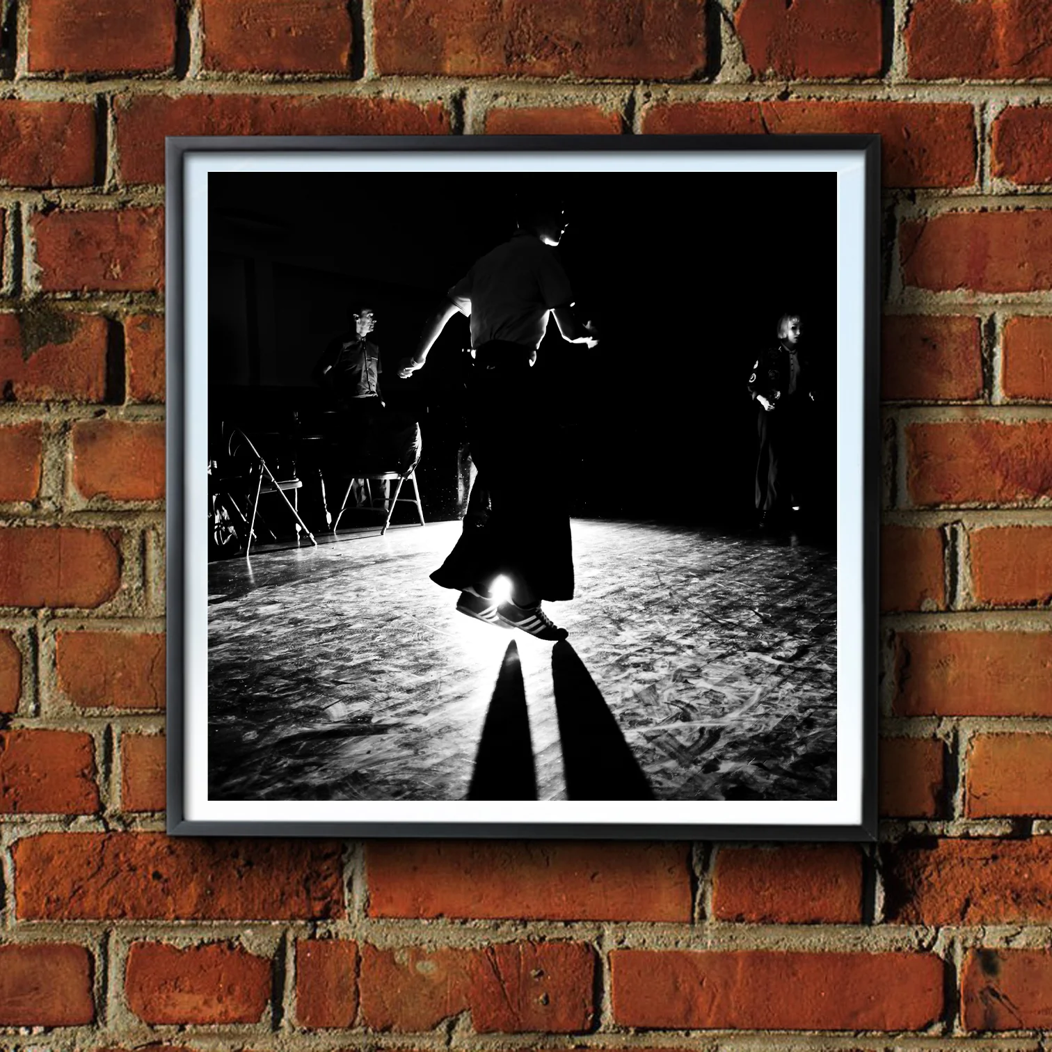 Northern Soul - Adidas Dancer Framed Print - Image 3