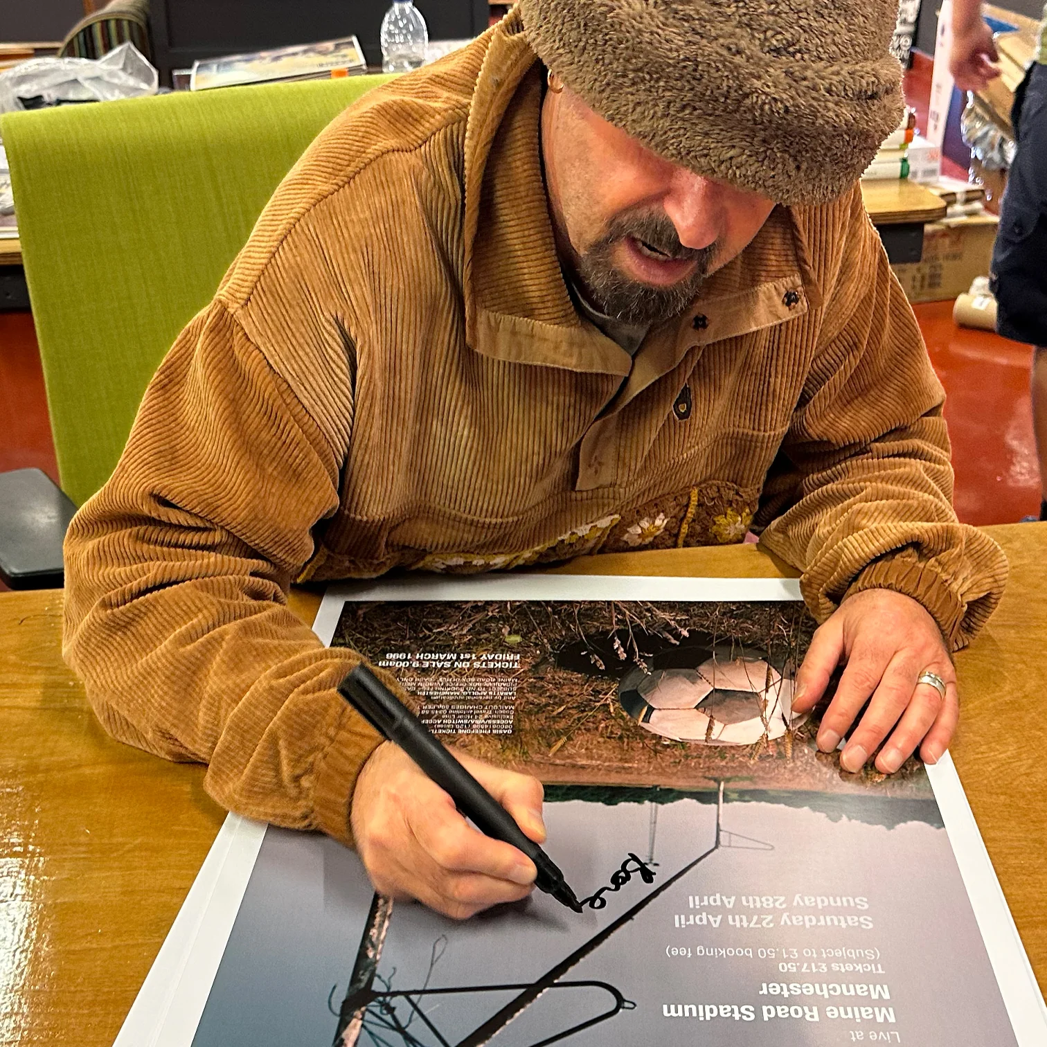 Oasis - Bonehead Signed Live At Maine Road - Gig Poster - New Item - Image 3