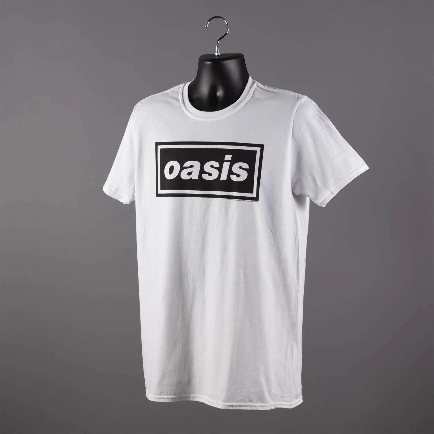 OASIS CLASSIC LOGO T SHIRT - WHITE - Image 4