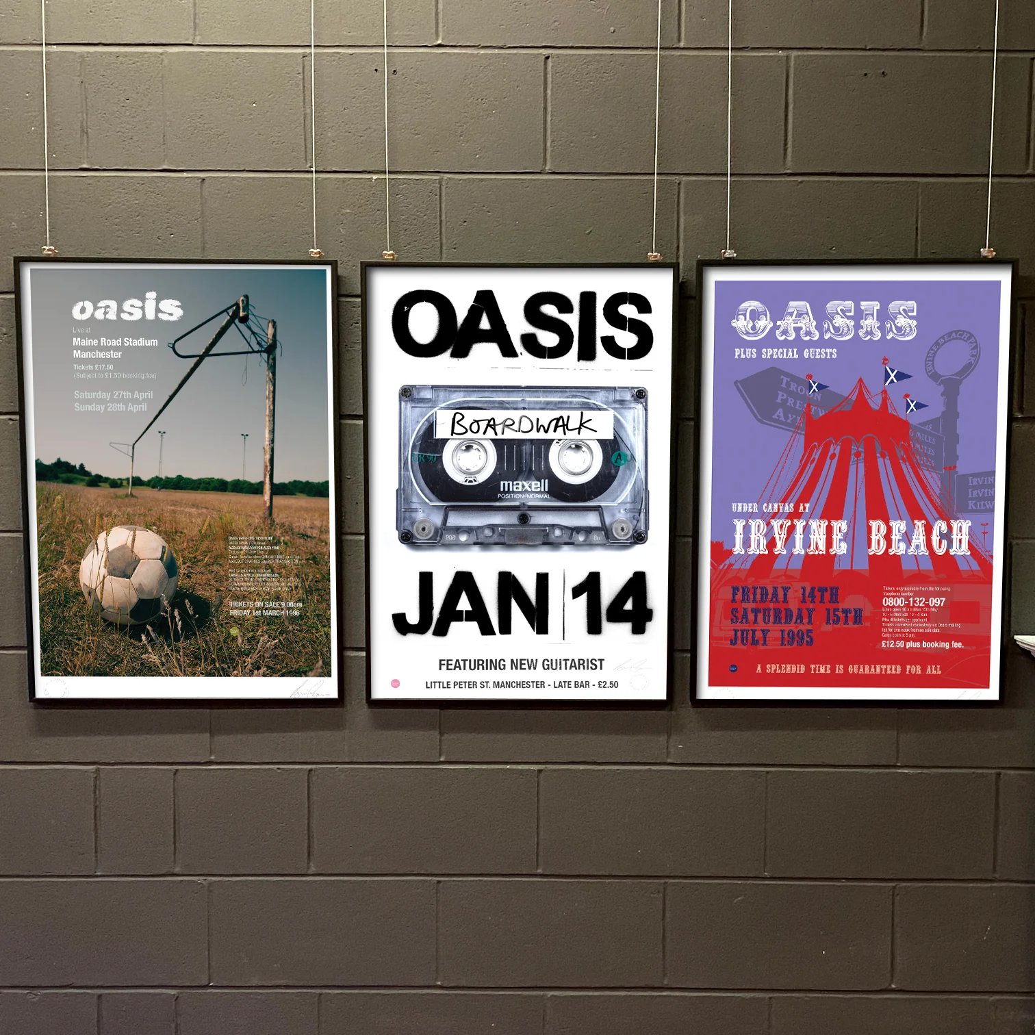 Oasis - Live At Irvine Beach - Gig Poster - New Item - Image 3