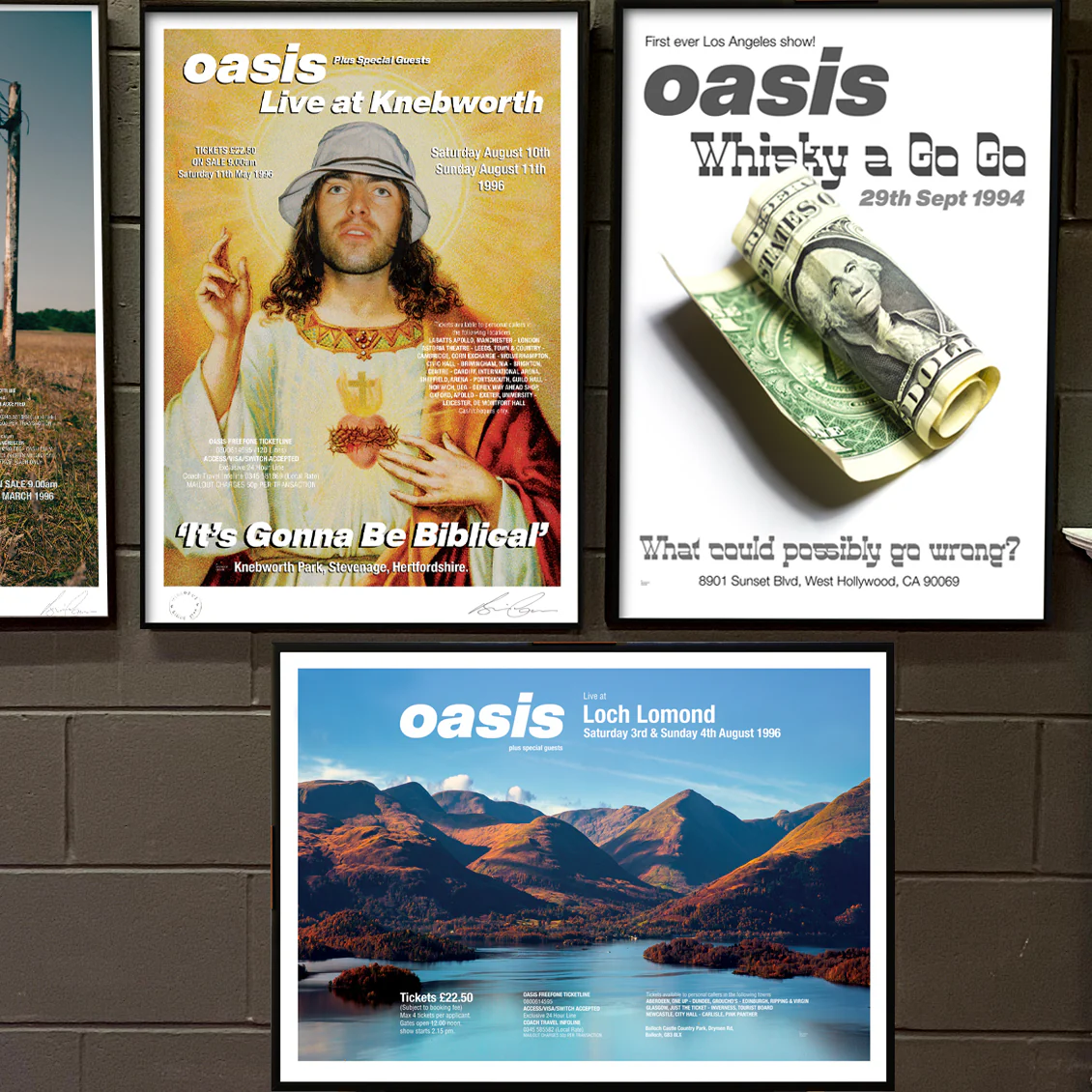 Oasis - Live At Knebworth- Gig Poster - New Item - Image 3