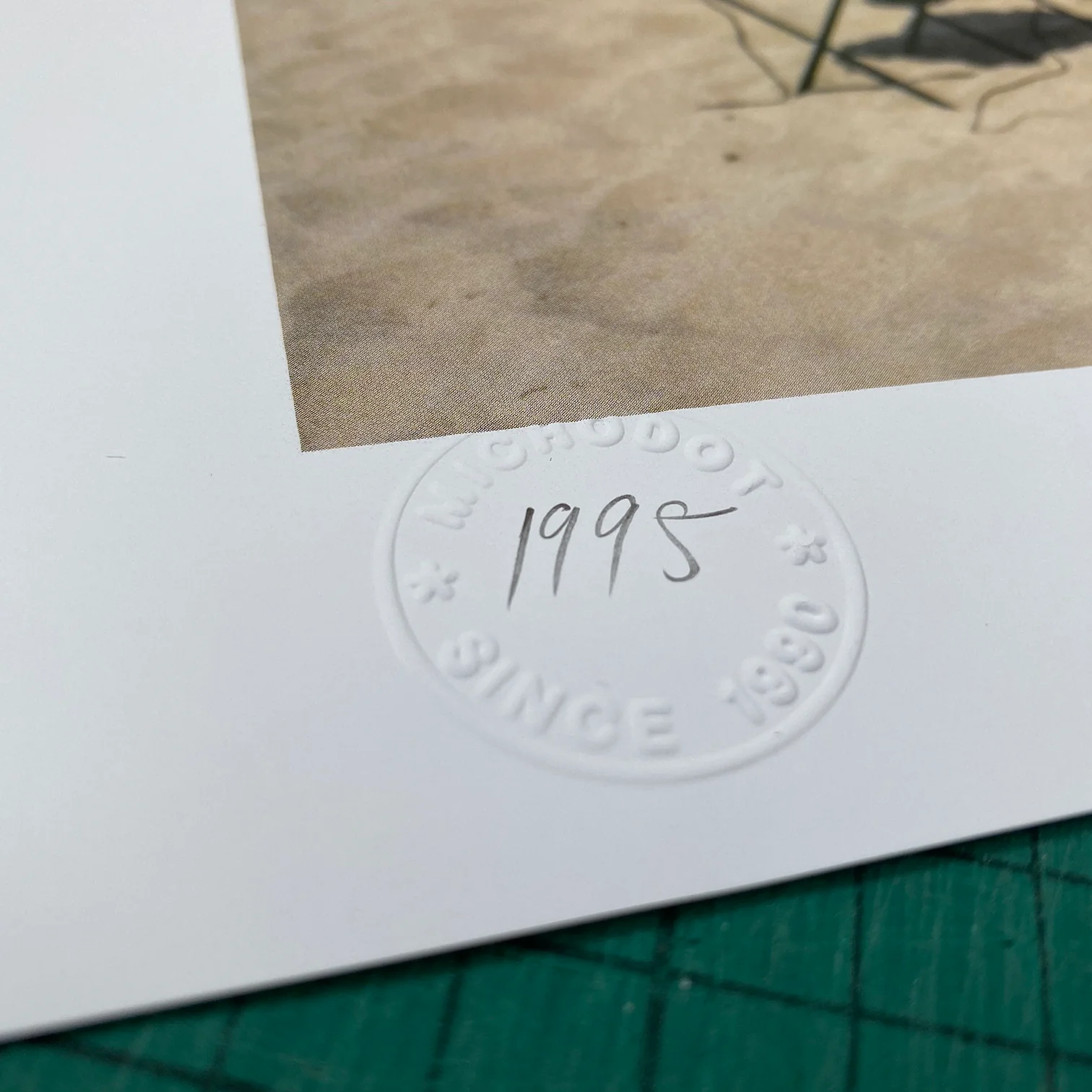 Oasis - Roll With It Sleeve session out-take Print - New Item - Image 3