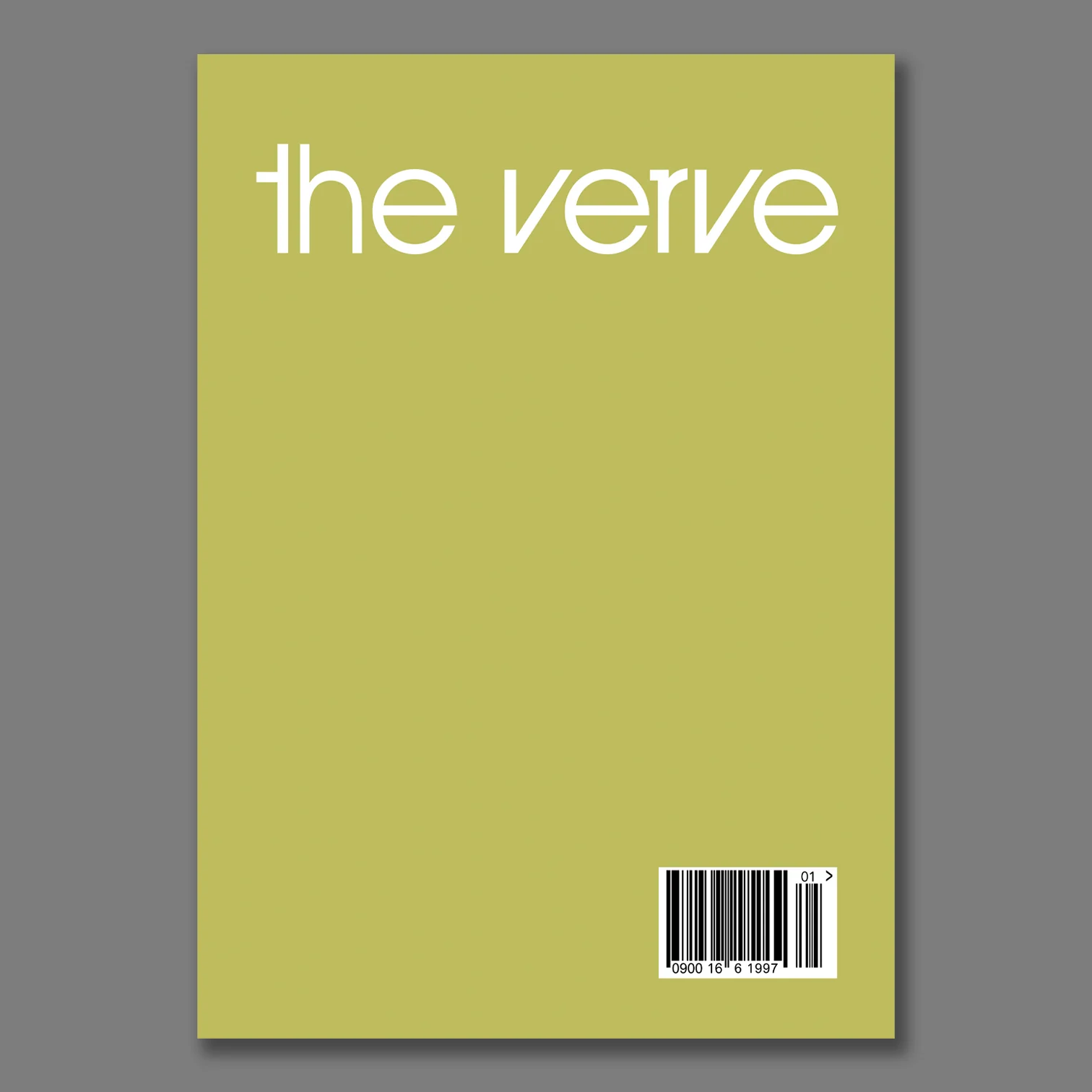 The Verve - Green Barcode Print A1 - Image 4